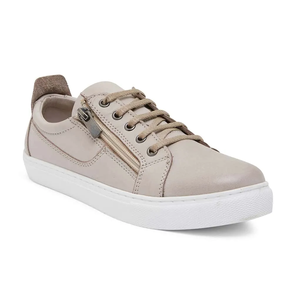 Wales Sneaker in Taupe Leather