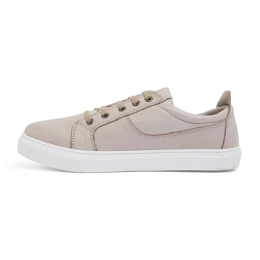 Wales Sneaker in Taupe Leather
