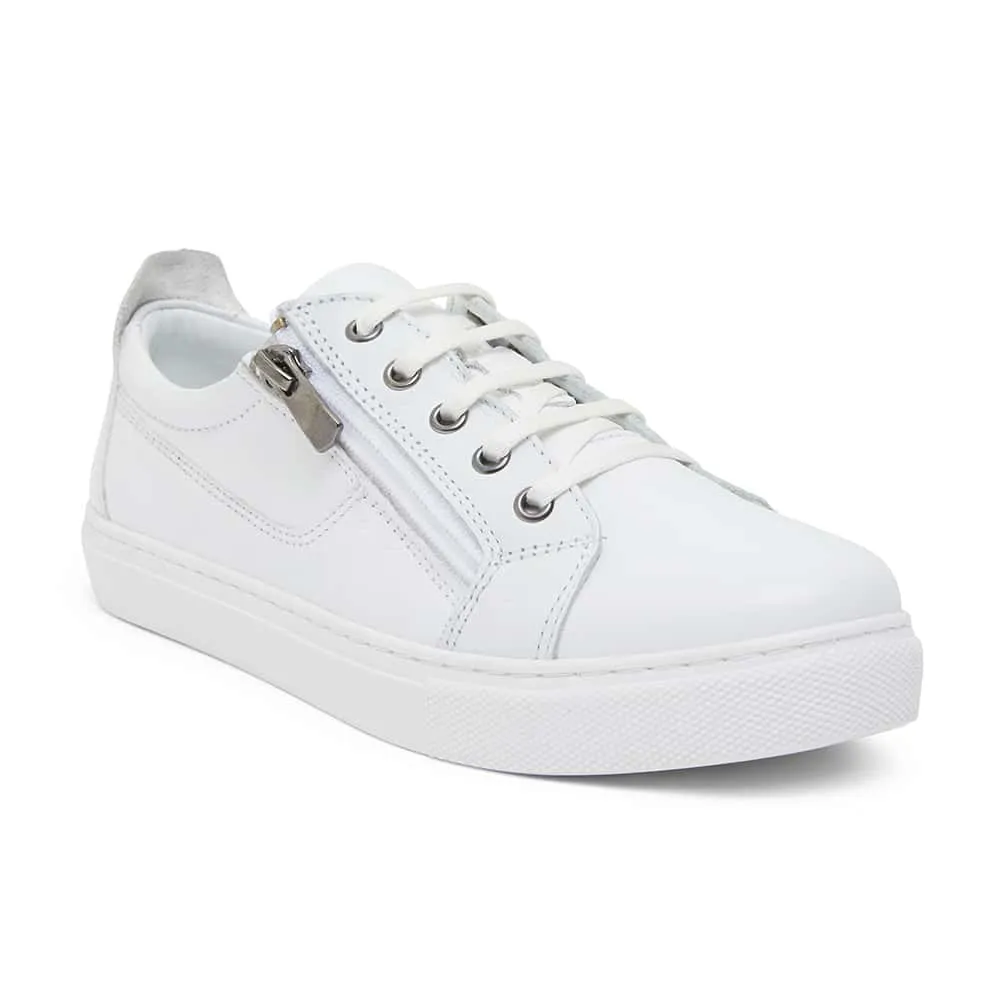 Wales Sneaker in White Leather