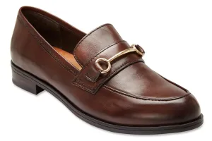 Wallis Loafer in Brown Leather
