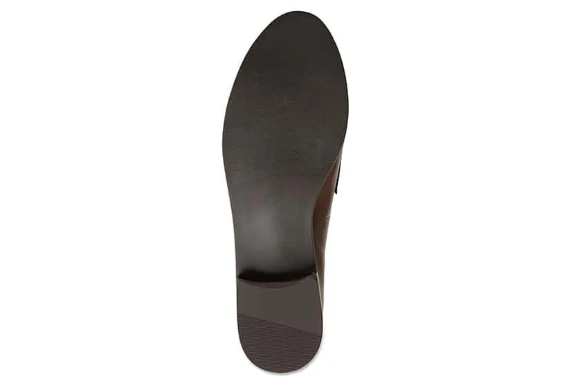 Wallis Loafer in Brown Leather