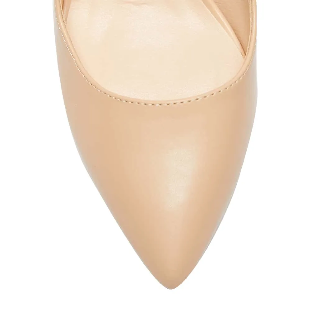 Whiz Heel in Nude Smooth