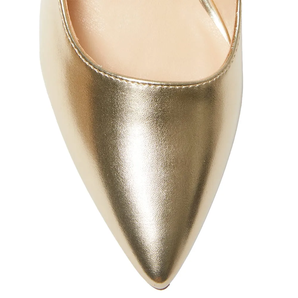 Wild Heel in Gold Metallic