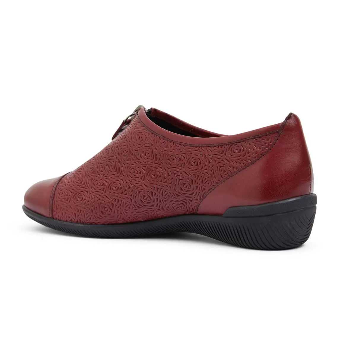 Wiley Brogue in Red Leather