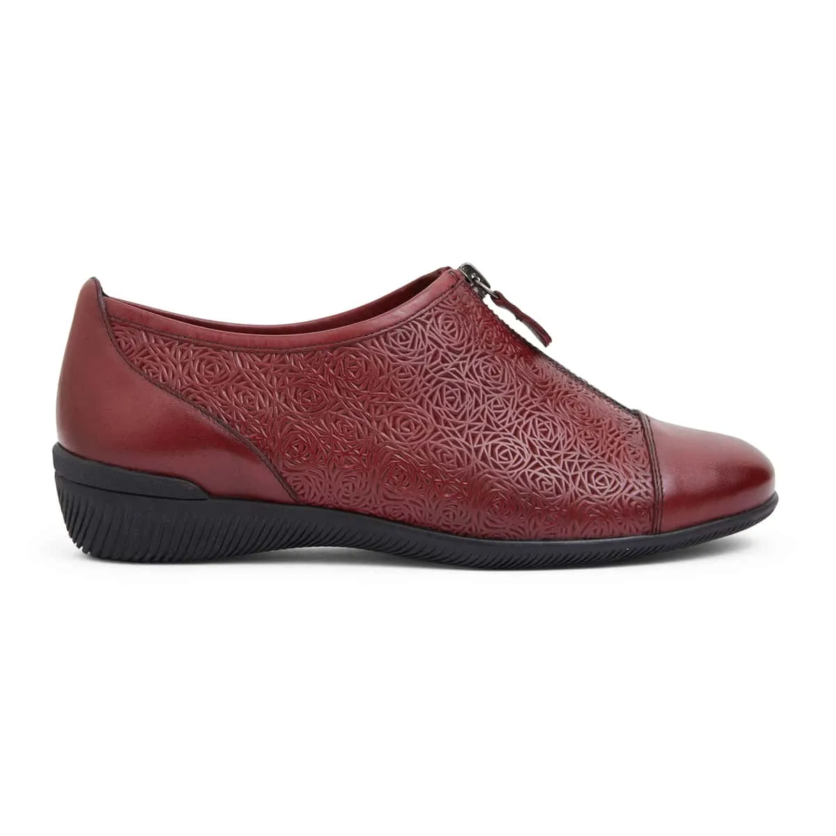 Wiley Brogue in Red Leather