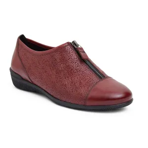 Wiley Brogue in Red Leather