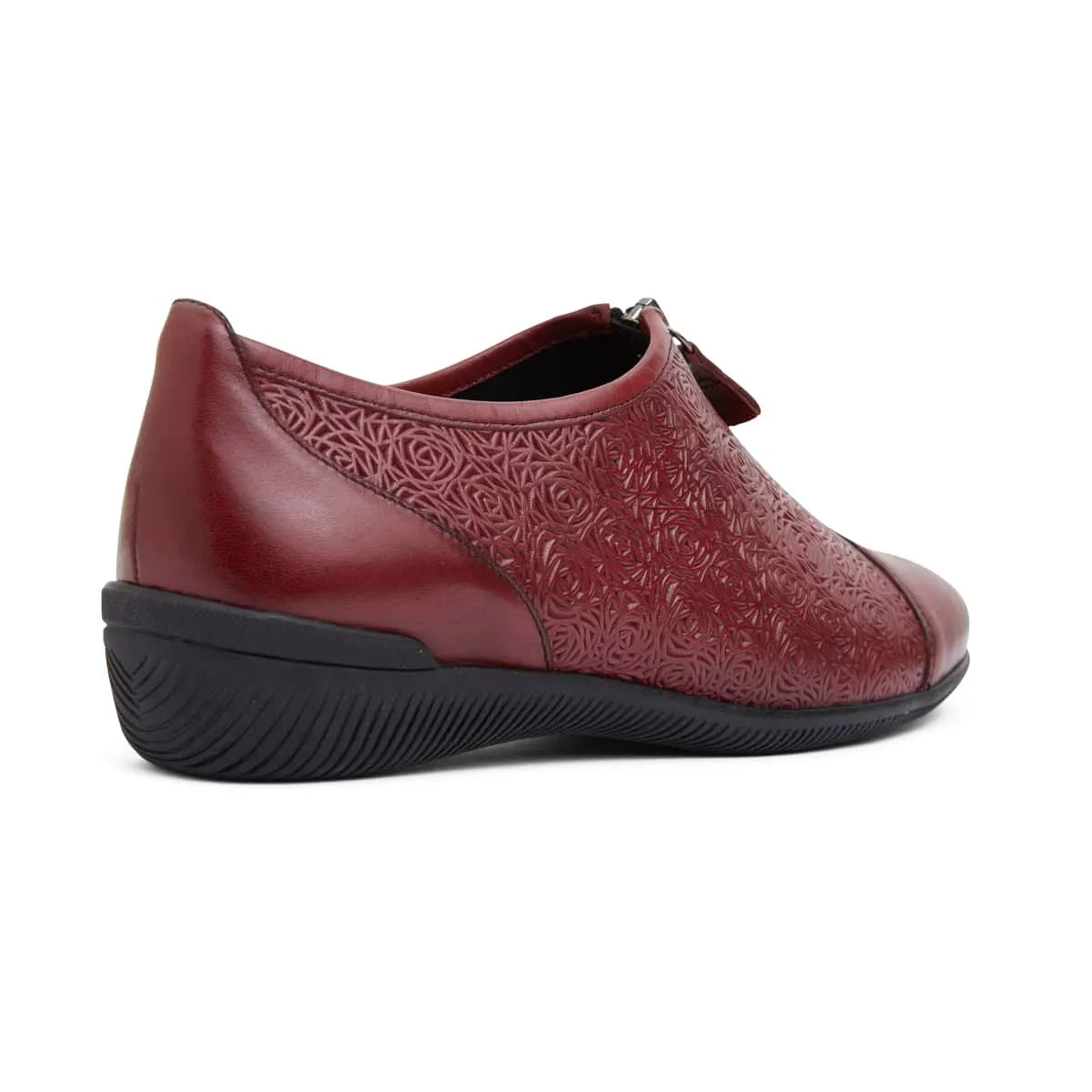 Wiley Brogue in Red Leather