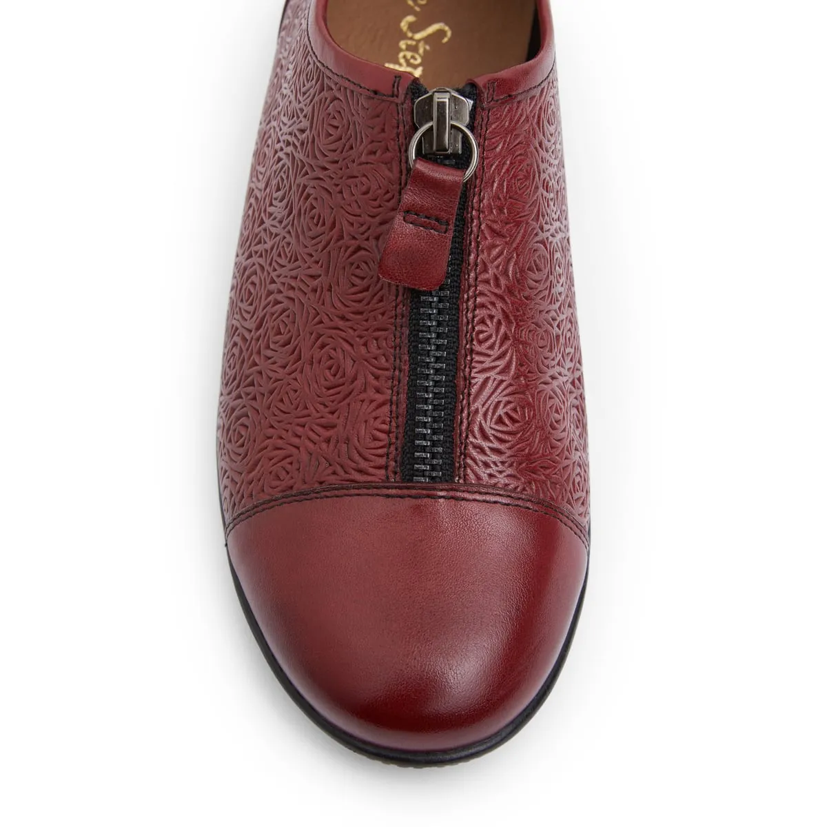 Wiley Brogue in Red Leather