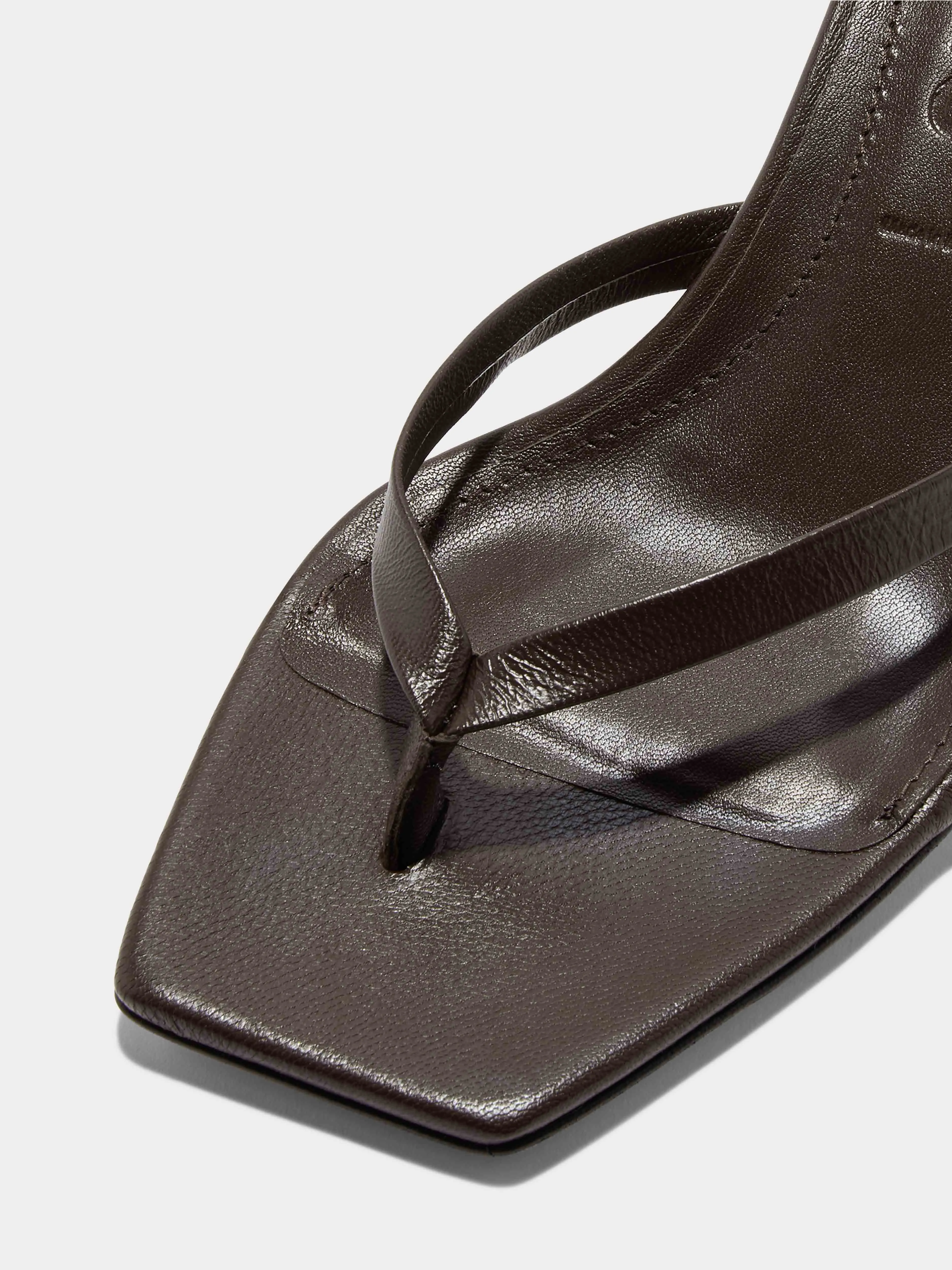 Wilma Leather Thong Sandals