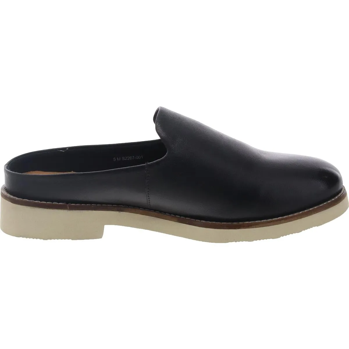 Wolcott II Womens Leather Slip On Mules