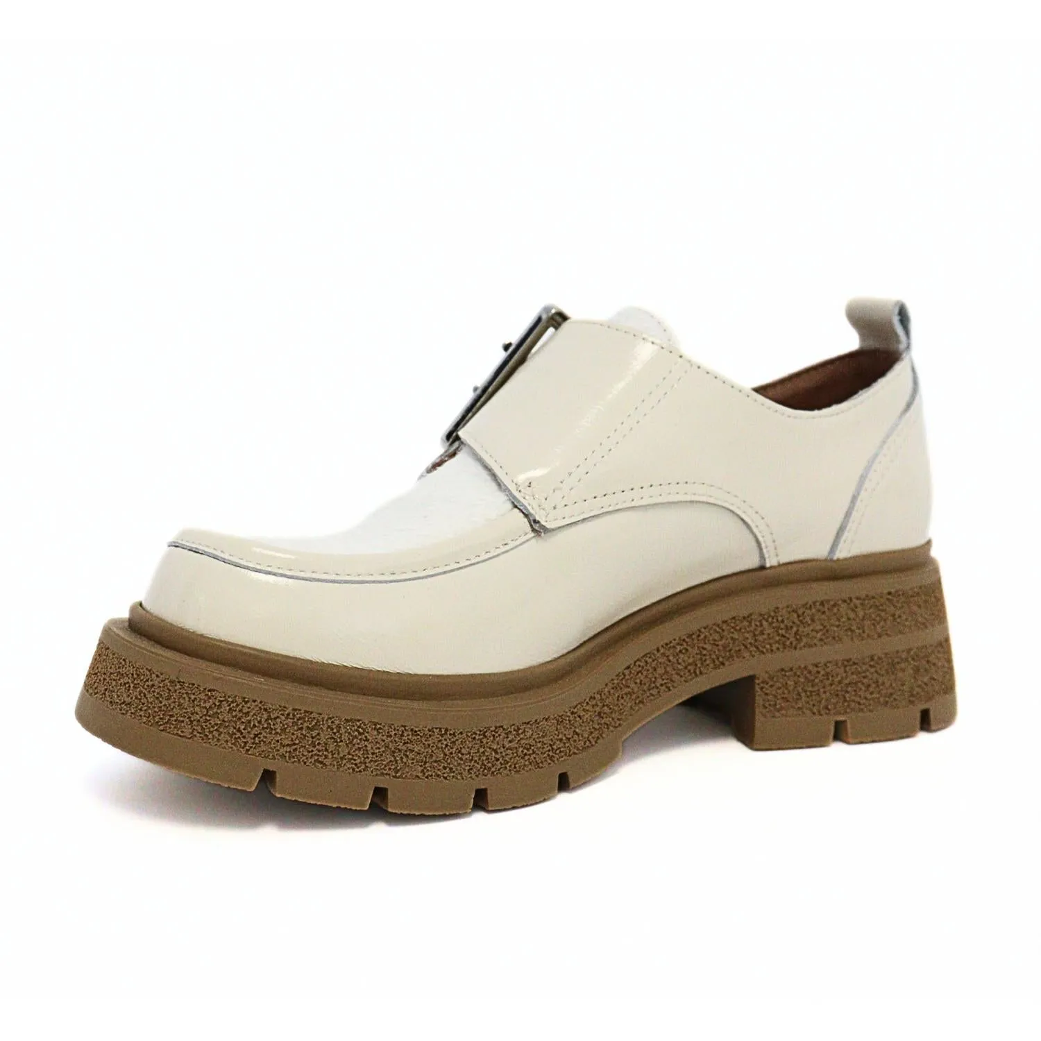 Women Double Buckle Nulugg In Ivory