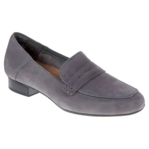 Women Keesha Cora Loafer Shoes In Grey Suede