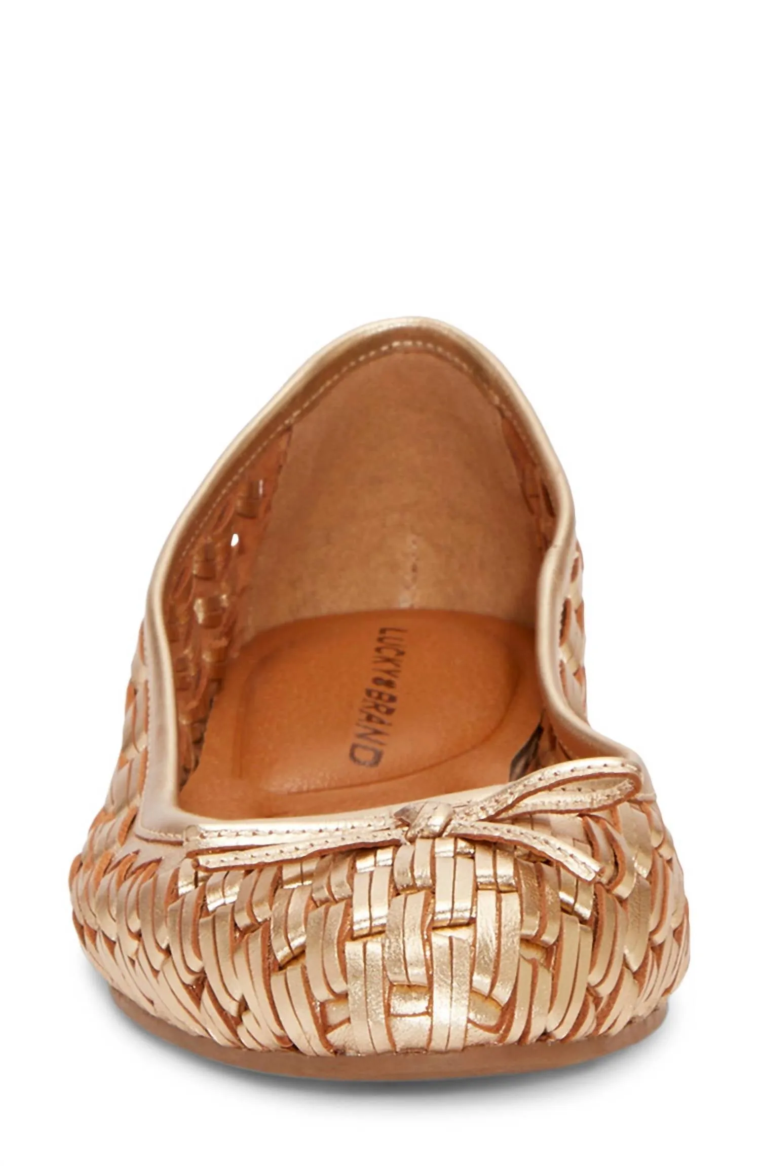 Women Mogeni Flats Shoes In Platino Metallic