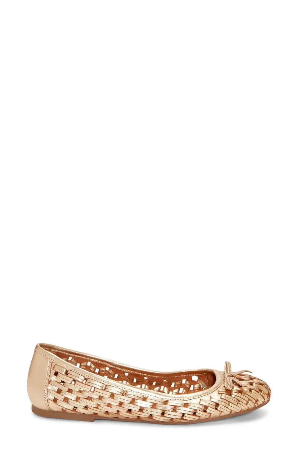 Women Mogeni Flats Shoes In Platino Metallic