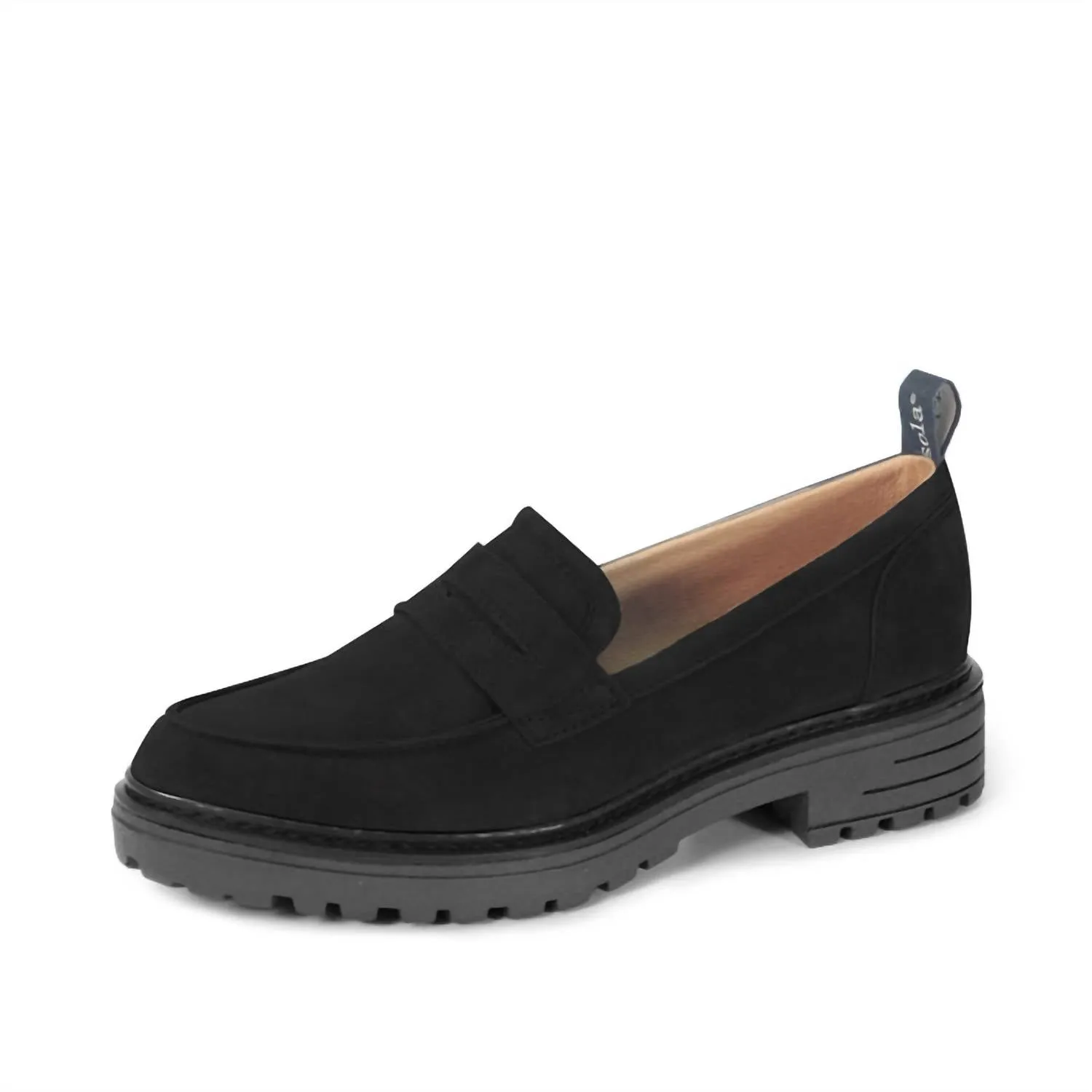 Women's Aden Loafer In Nero
