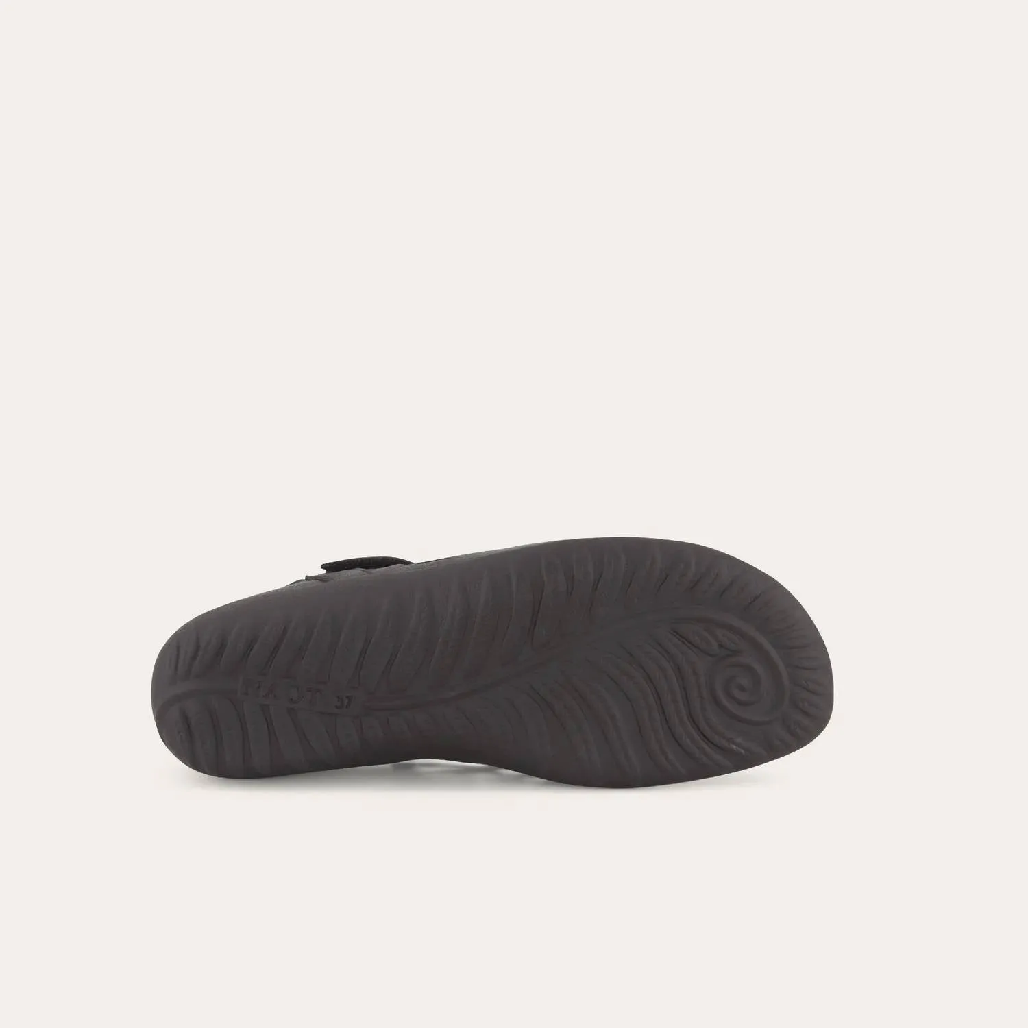 Women's Agathis Flat Shoes - Medium In Soft Black Leather