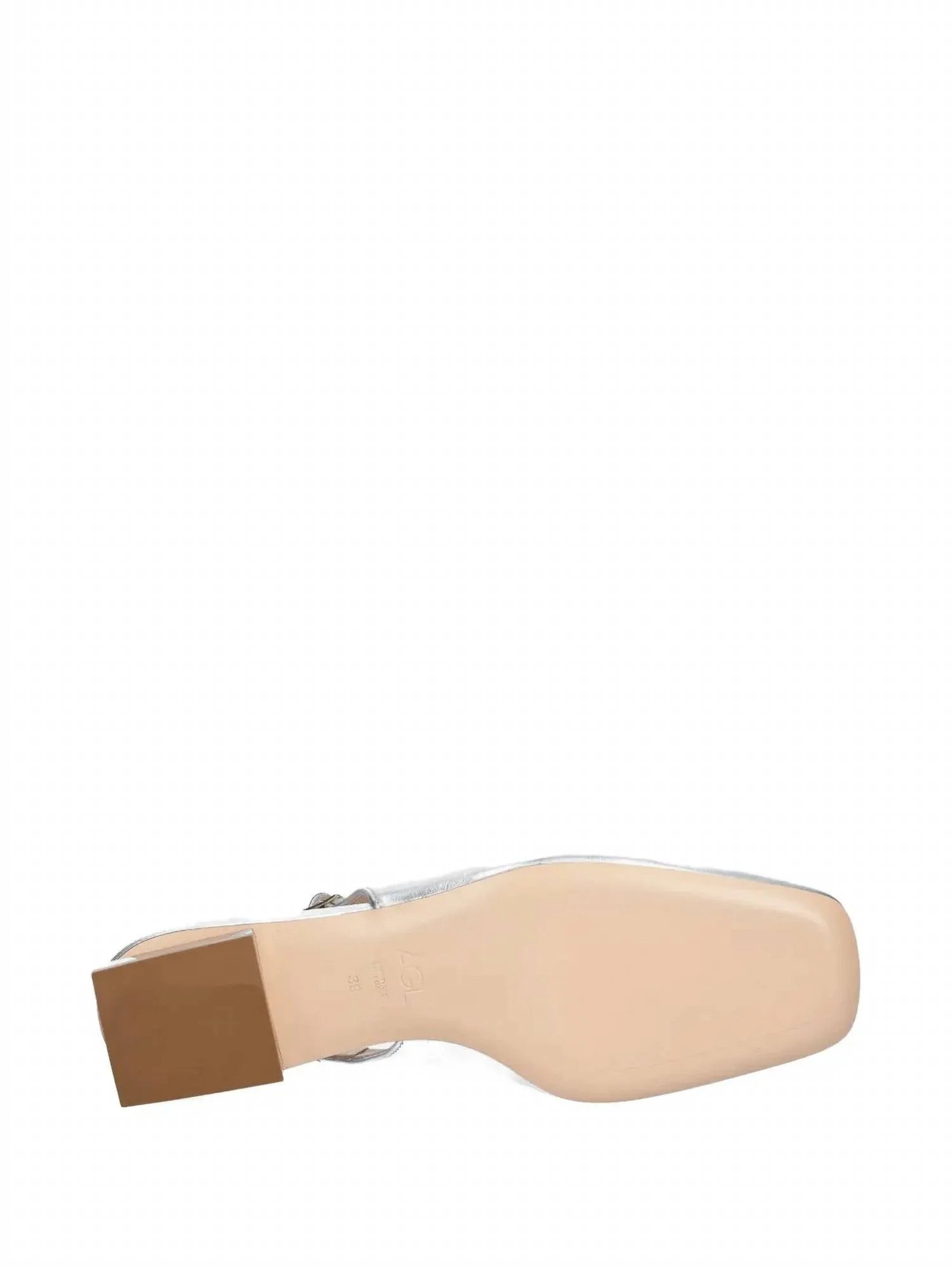 Women's Angie Low Sling Shoes In Silver
