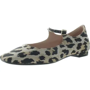 Womens Animal Print Mary Janes
