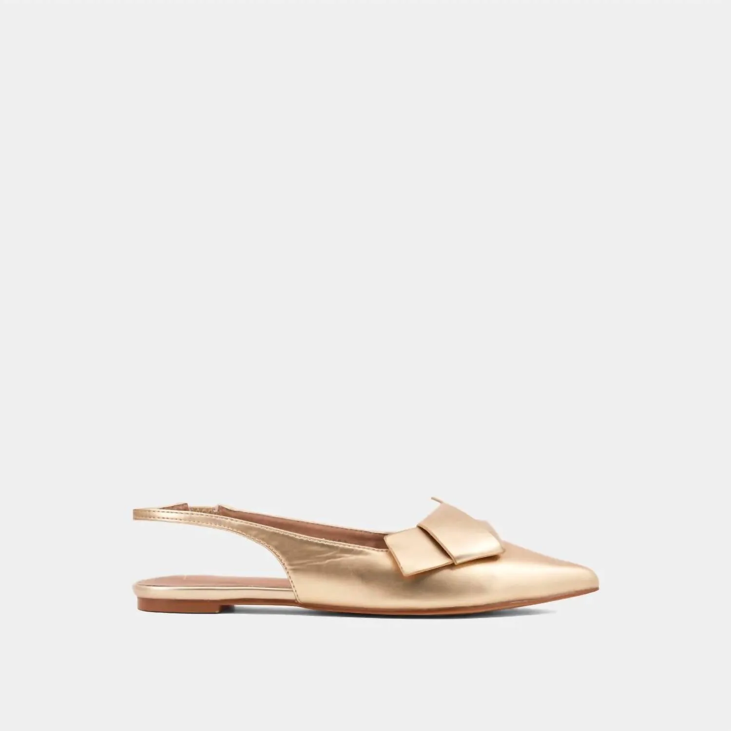 Women's Audrey Slingbacks Flats In Gold