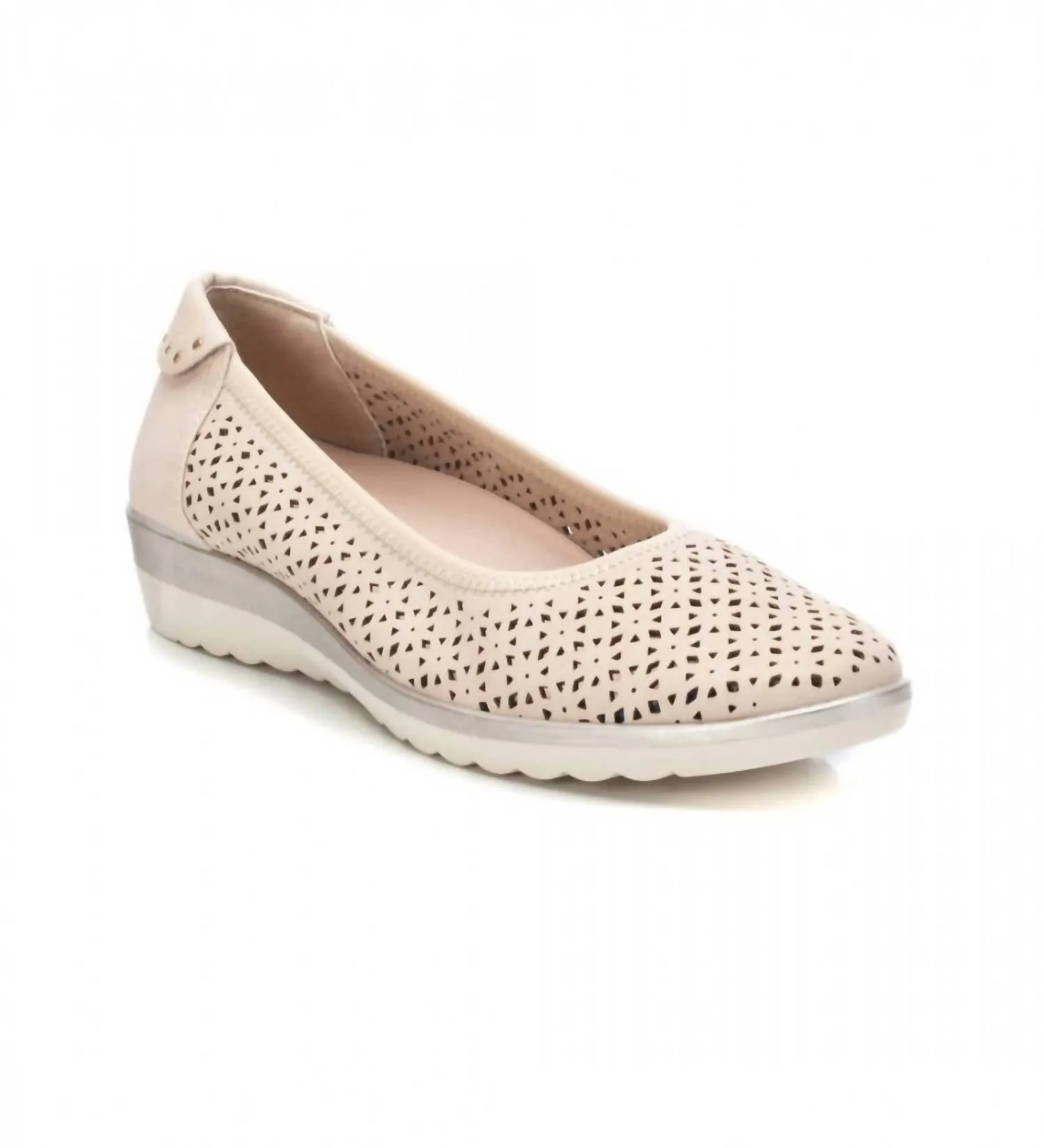 Women's Ballerina Shoes In Beige