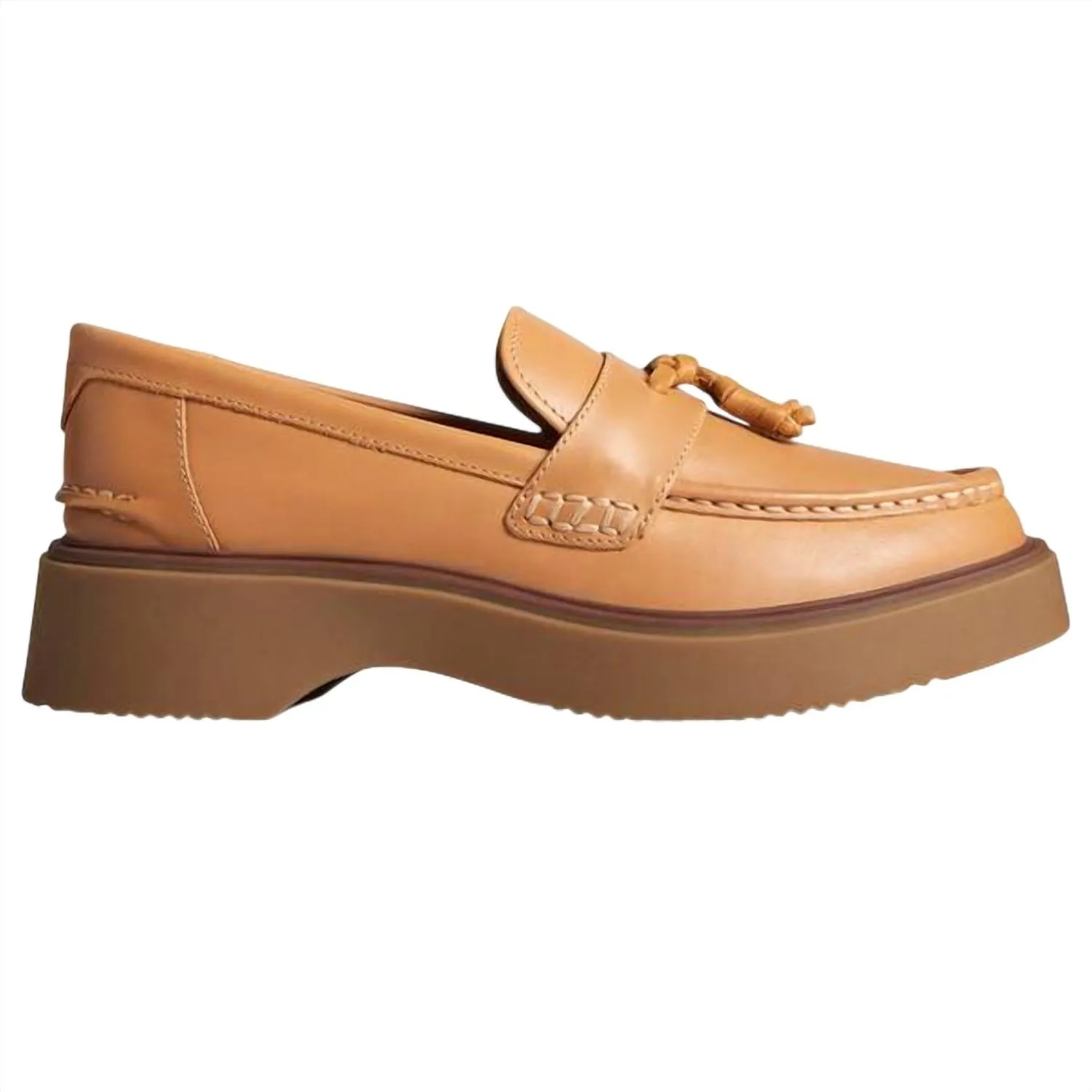 Women's Bayside Loafer In Taupe Leather