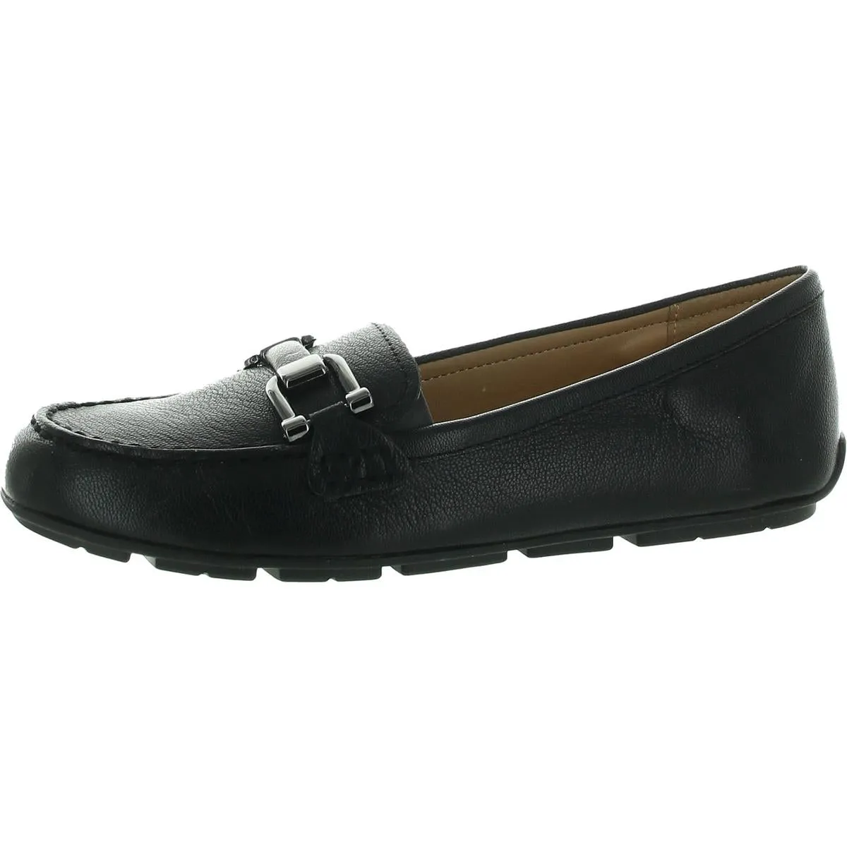 Womens Bow Manmade Flat Shoes