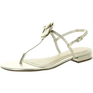 Womens Bow Manmade Flat Shoes