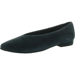Womens Braided Suede Flat Shoes