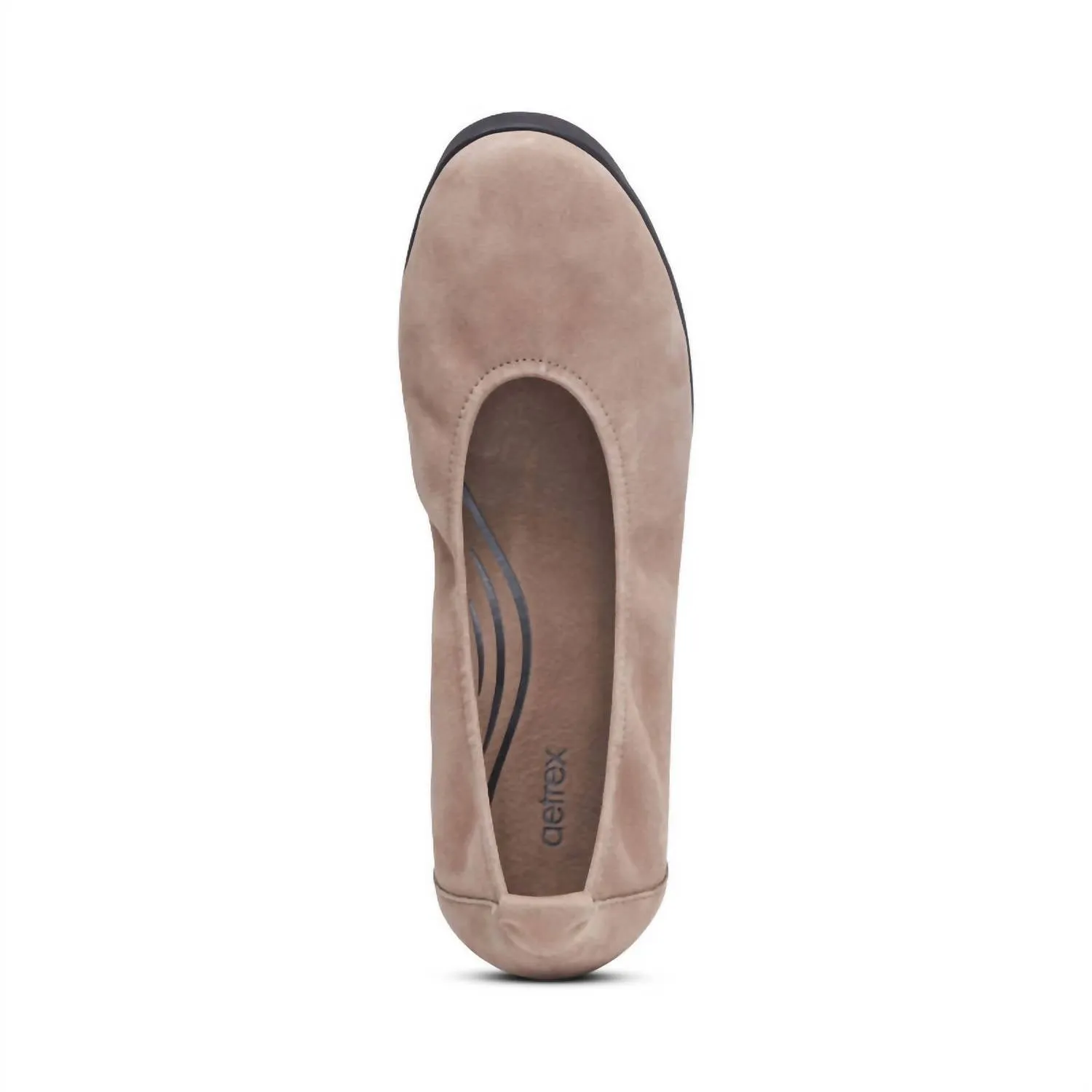 Women's Brianna Flat In Taupe