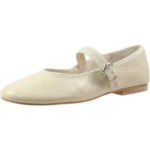 Womens Buckle Leather Mary Janes