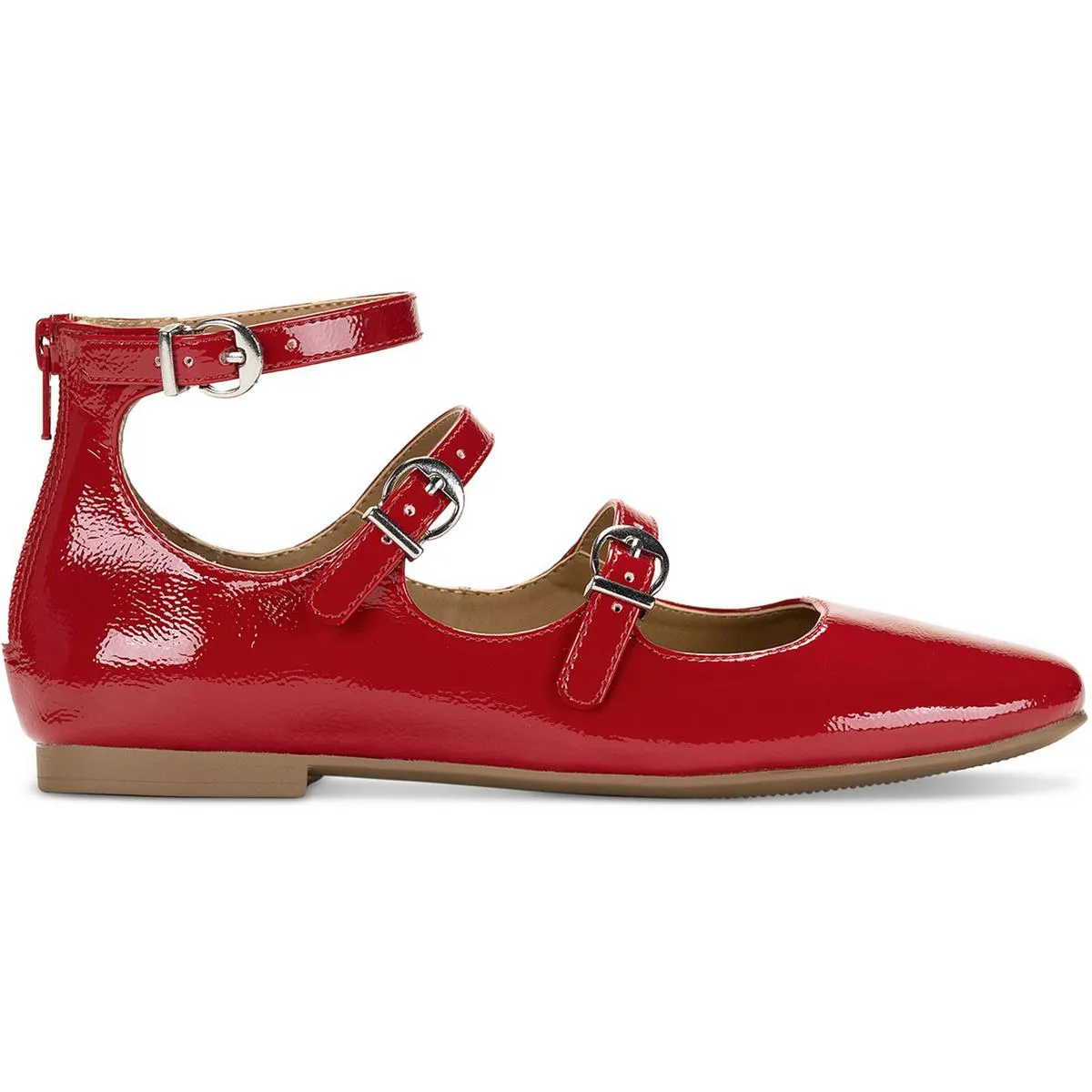 Womens Buckle Man Made Ankle Strap