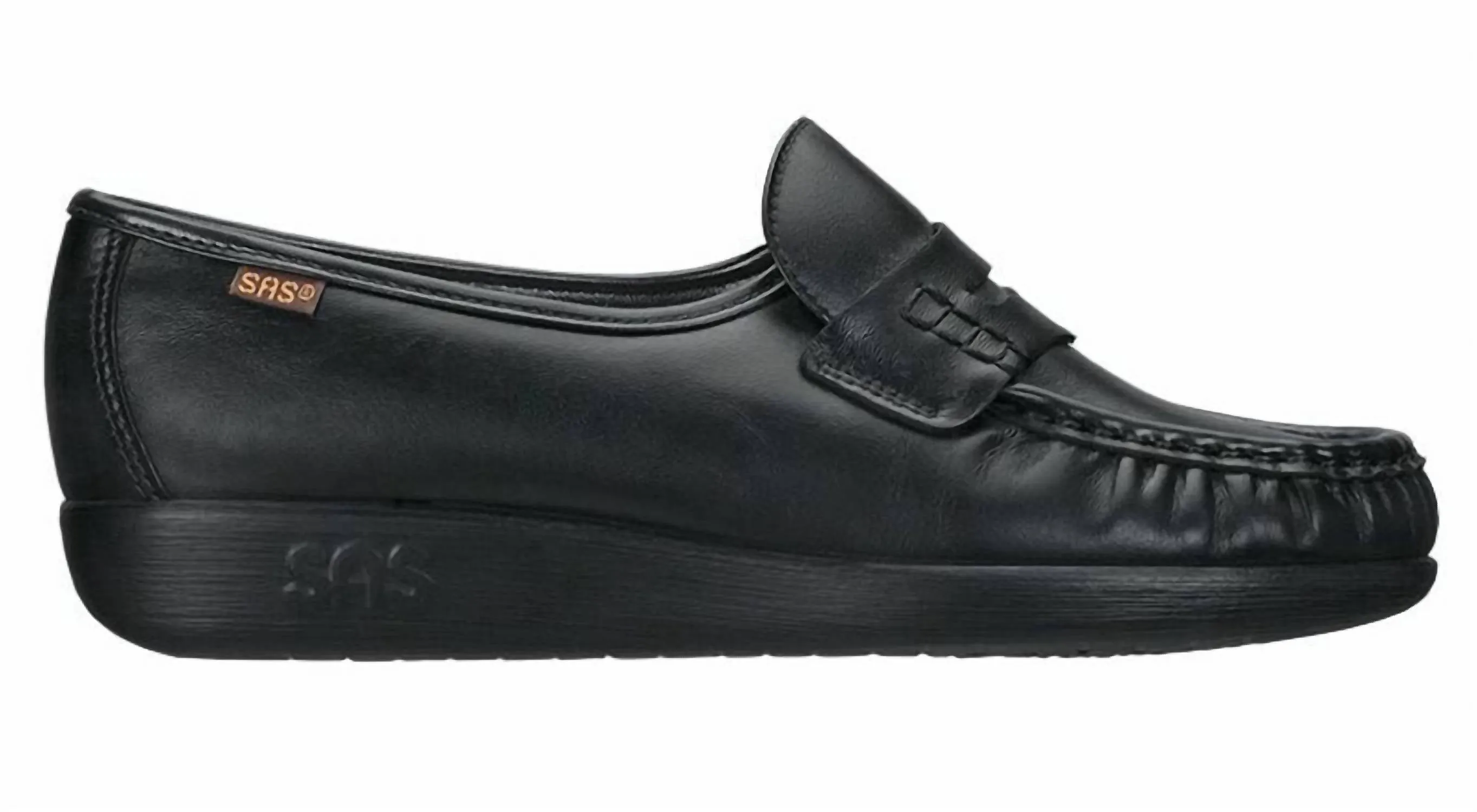 Women's Classic Slip On Loafer - Wide In Black