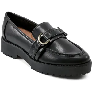 Womens Comfort Insole Faux Leather Loafers