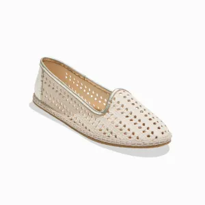 Women's Conwell Slip-On Loafer In Ivory/platinum