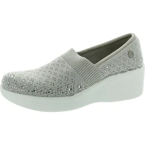 Womens Embellished Slip-On Sneakers