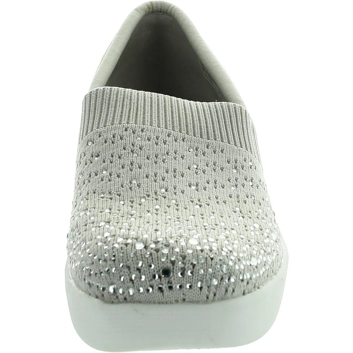 Womens Embellished Slip-On Sneakers