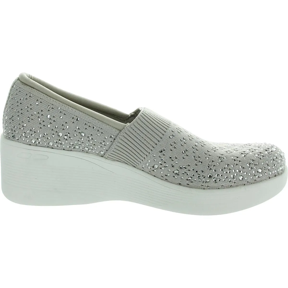 Womens Embellished Slip-On Sneakers