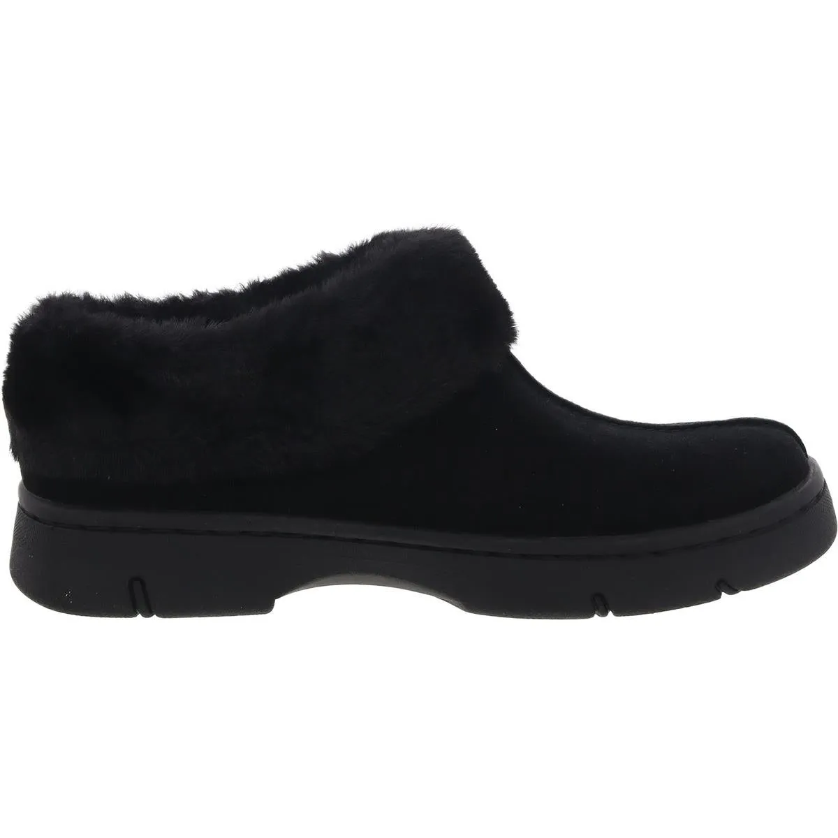 Womens Faux Fur Clogs