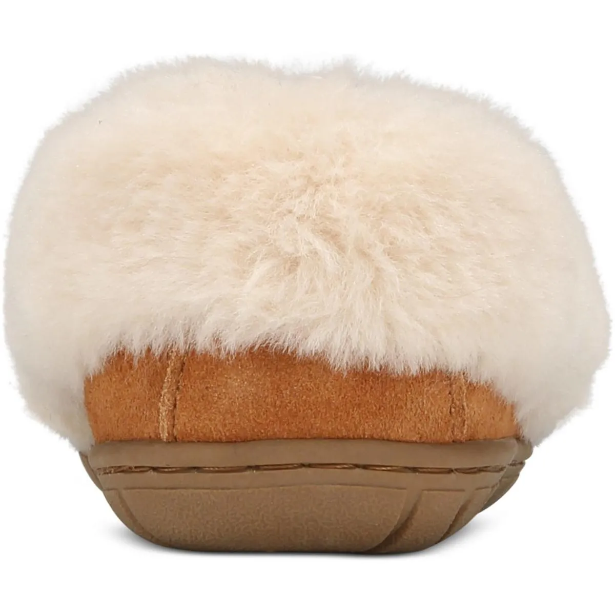 Womens Faux Fur Suede Moccasins