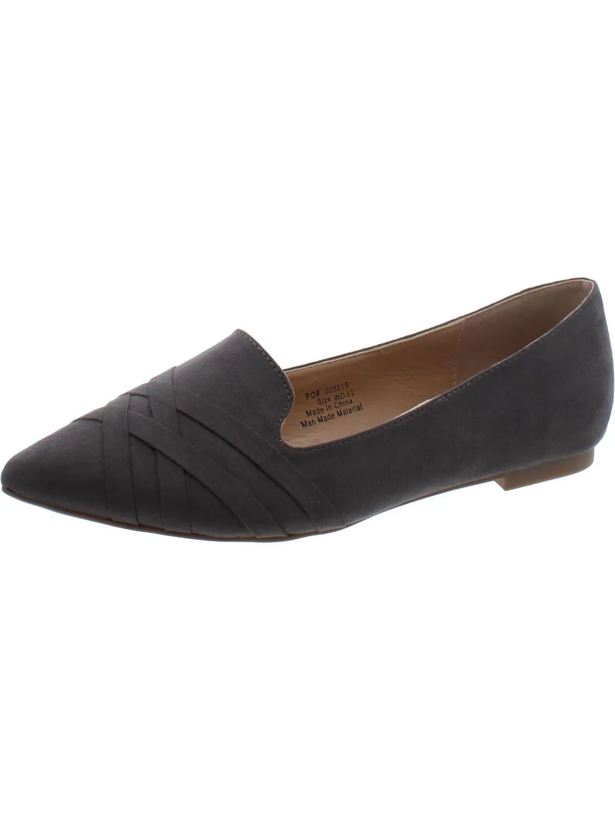 Womens Faux Suede Flat Shoes