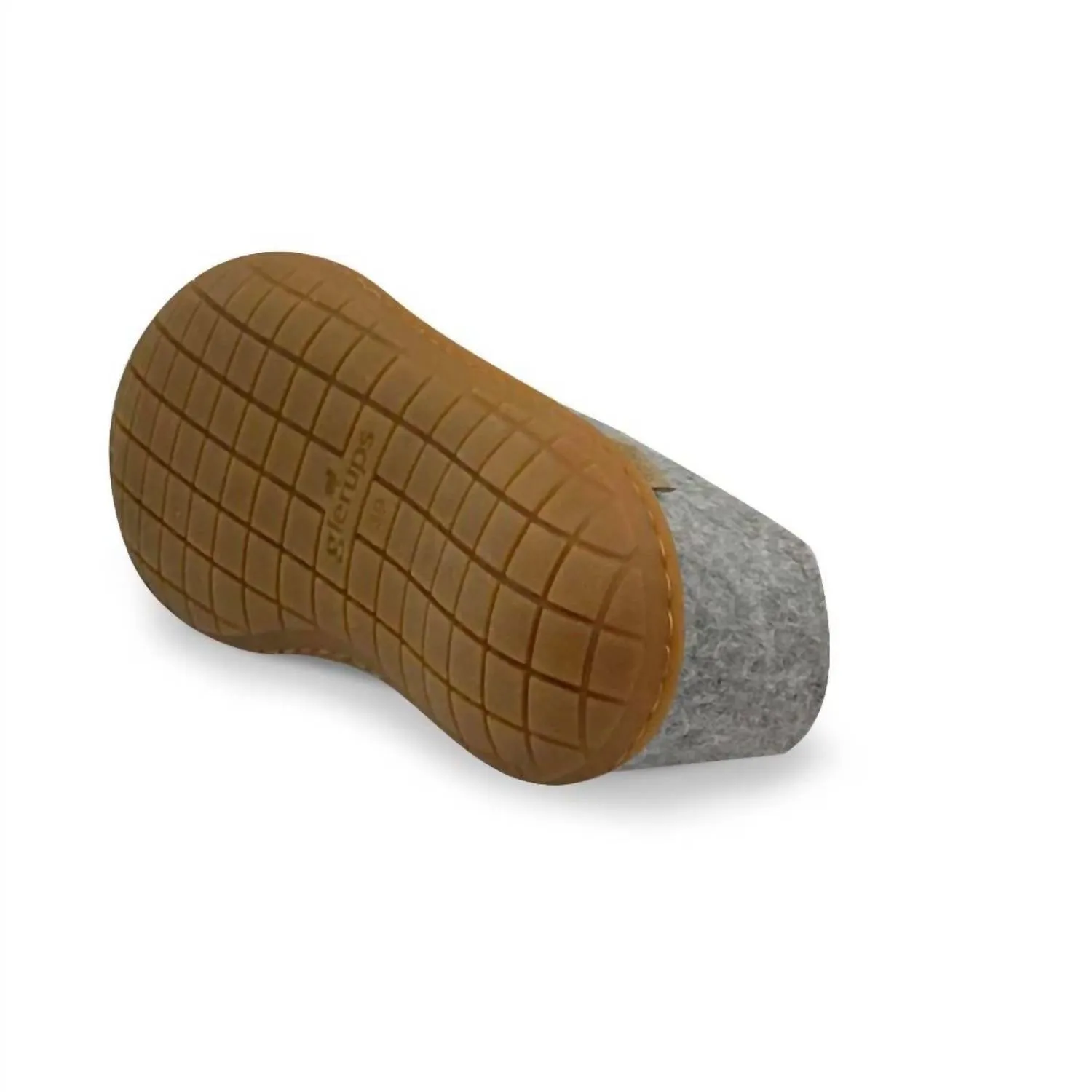 Women's Felt Shoe In Grey