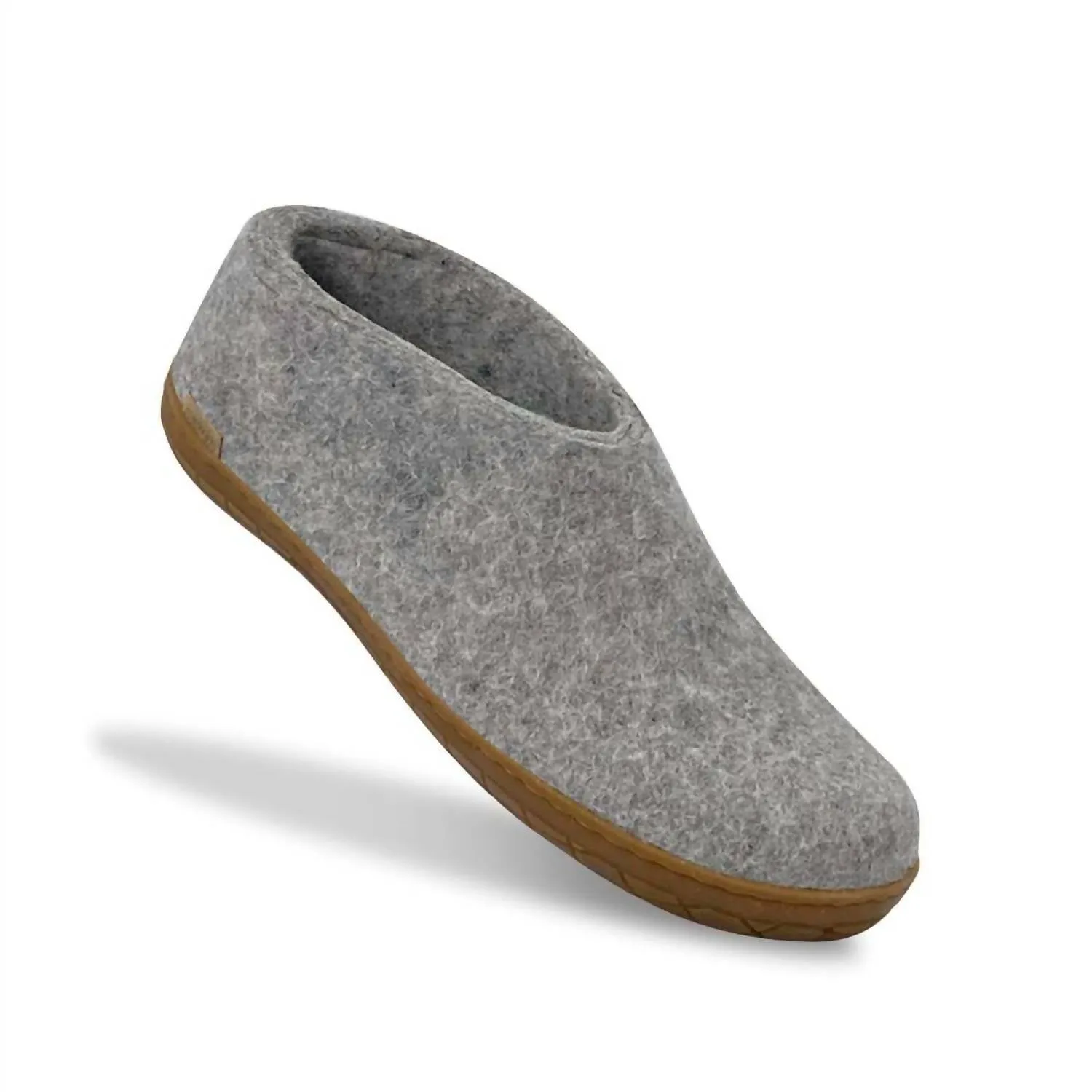 Women's Felt Shoe In Grey