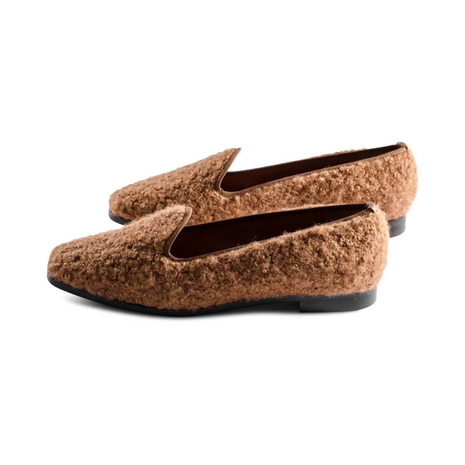Women's Geal Slip On In Camel Sherpa
