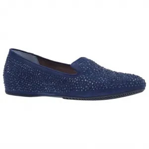 Women's Hanuko Suede Slip-On Shoes In Navy