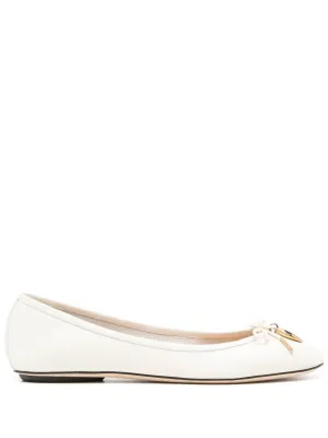 Women's Iris Ballerina Flat In Eggshell