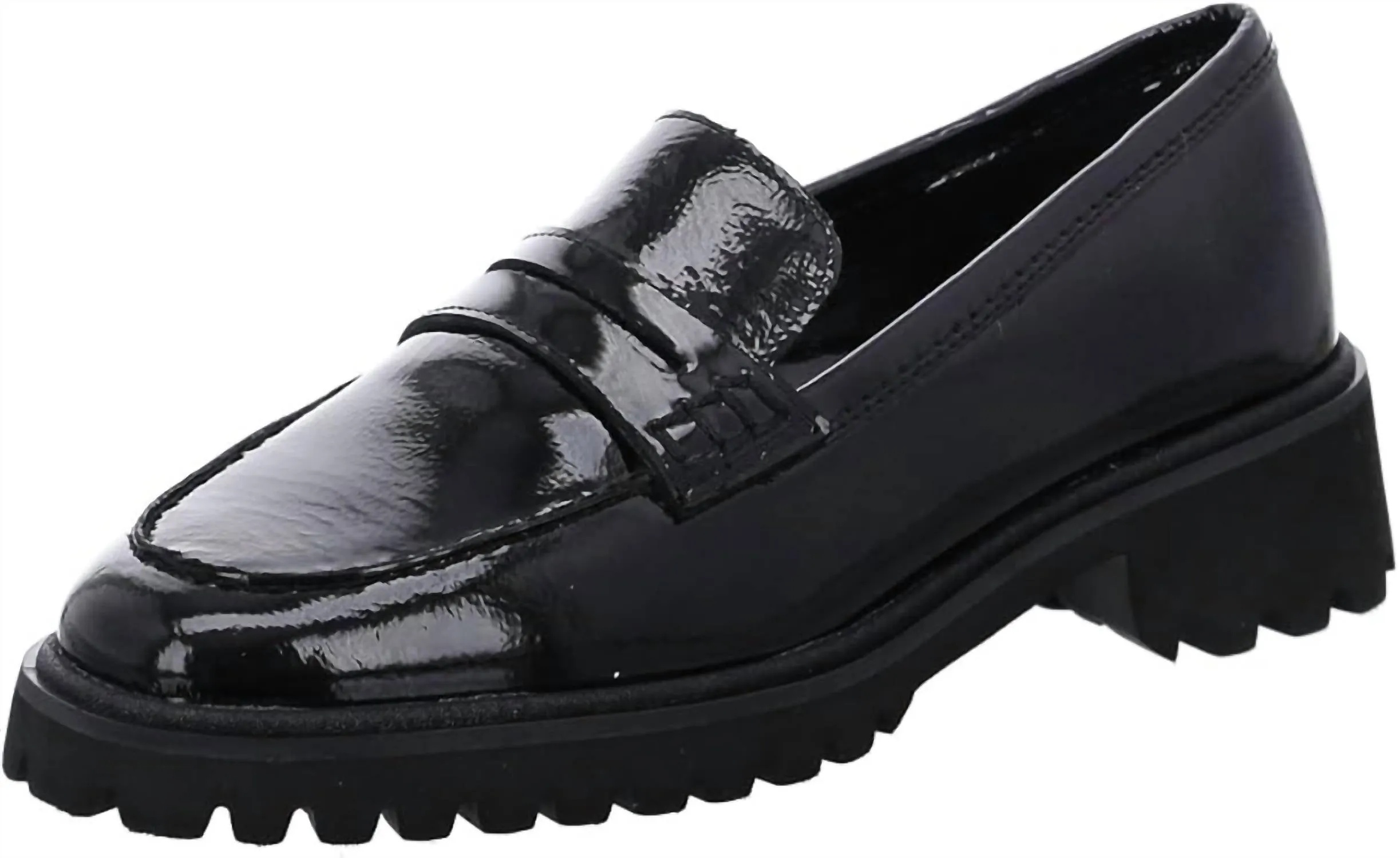 Women's Karina Loafer In Black Patent