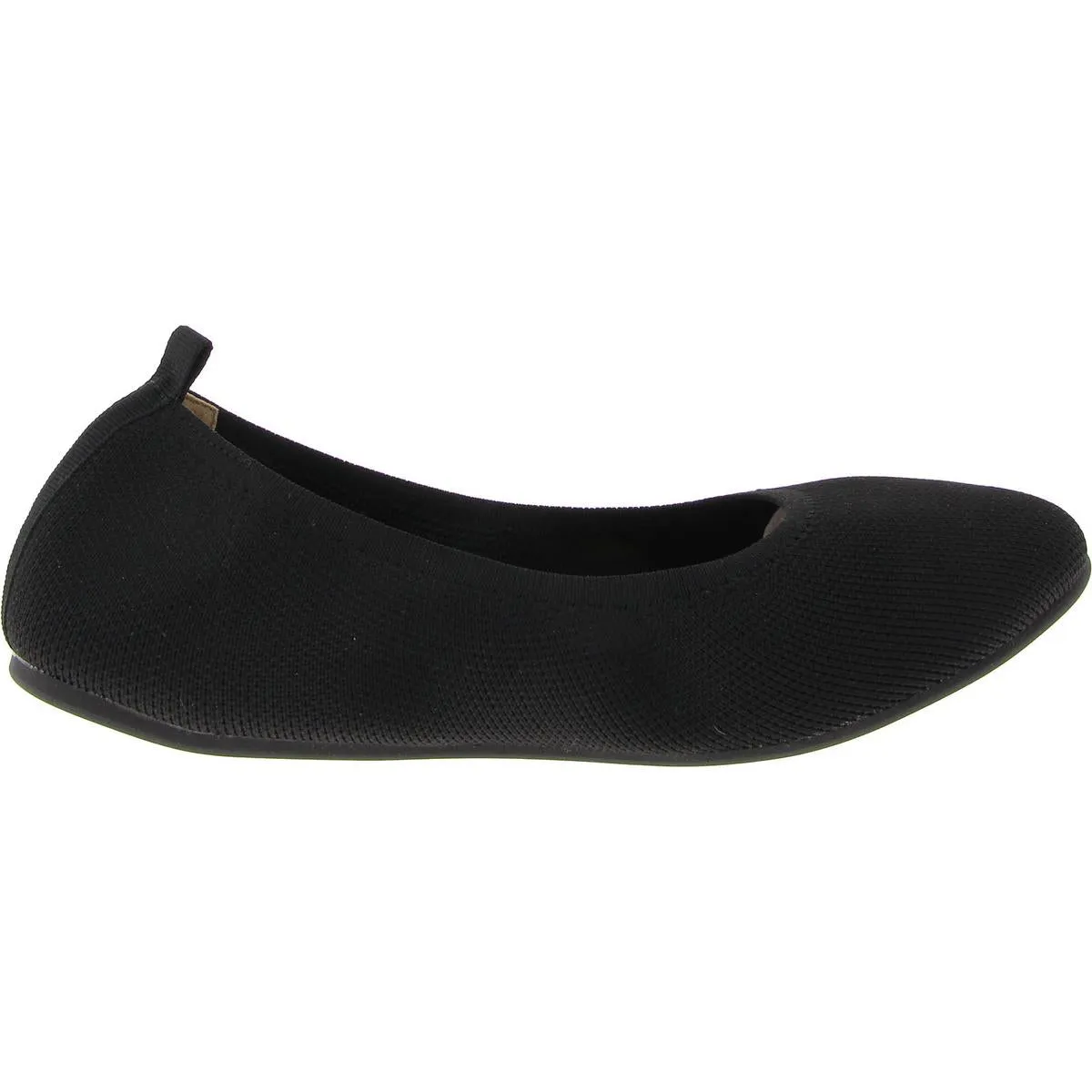 Womens Knit Padded Insole Ballet Flats
