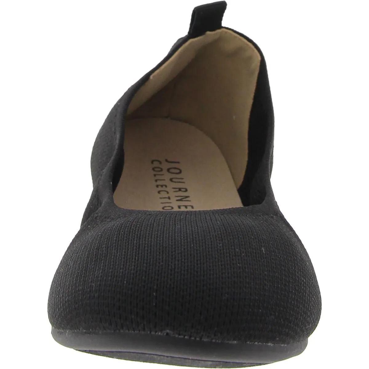 Womens Knit Padded Insole Ballet Flats