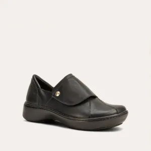 Women's Lagoon Velcro Shoes In Soft Black/jet Black