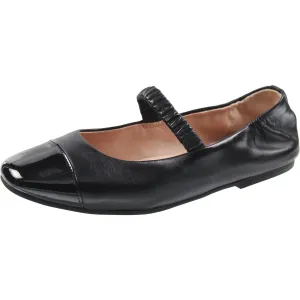 Womens Leather Flat Mary Janes